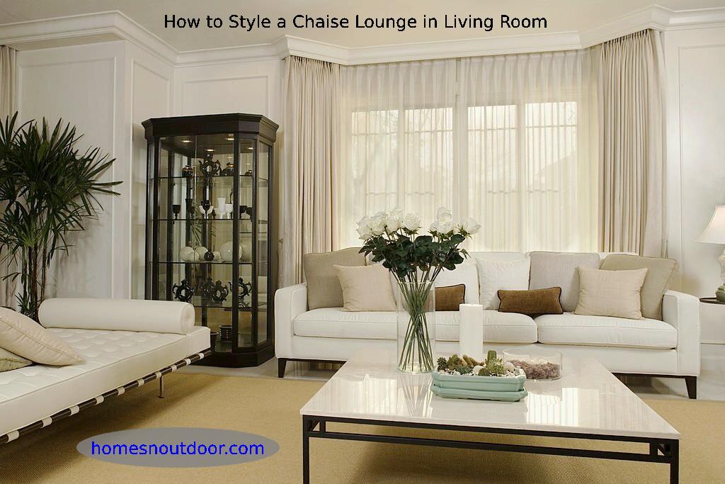 How to Style a Chaise Lounge in Living Room