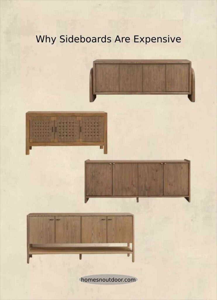 Why Sideboards Are Expensive