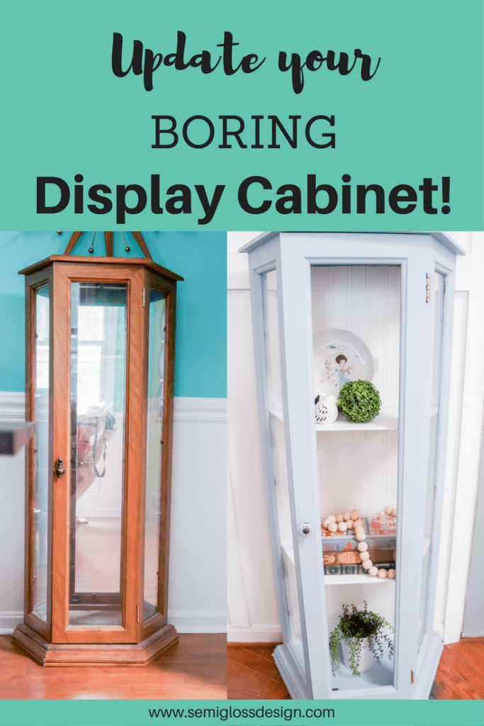 How to Make a Curio Cabinet Look Modern